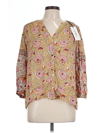 Ba&sh 3/4 Sleeve Blouse In Multi