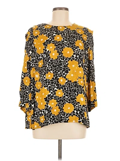 Pre-owned Ba&sh 3/4 Sleeve Blouse In Yellow