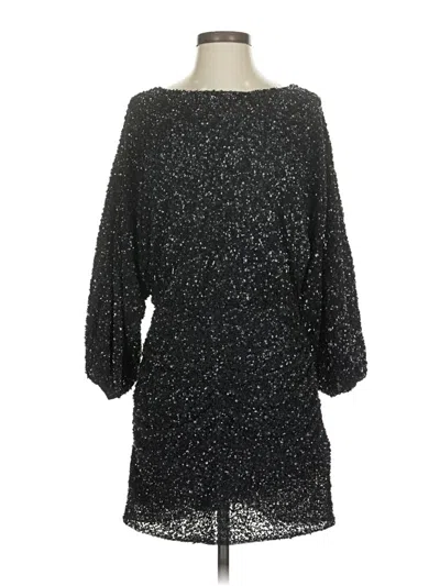 Pre-owned Ba&sh 3/4 Sleeve Top Black Boatneck Tops