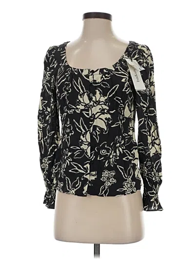 Ba&sh 3/4 Sleeve T-shirt In Black