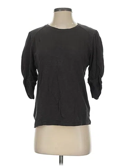 Pre-owned Ba&sh 3/4 Sleeve T-shirt In Gray