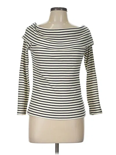 Pre-owned Ba&sh 3/4 Sleeve T-shirt In Ivory