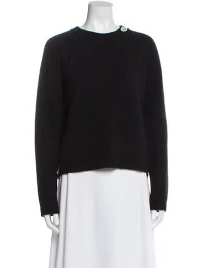 Pre-owned Ba&sh Alpaca Crew Neck Sweater In Gray