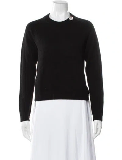 Pre-owned Ba&sh Alpaca Crew Neck Sweater W/ Tags In Black