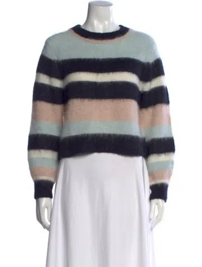 Pre-owned Ba&sh Alpaca Striped Sweater In Multicolor