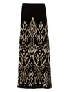 Ba&sh Alpha Patterned Skirt In Black