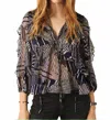 Ba&sh Angela Blouse In Blue