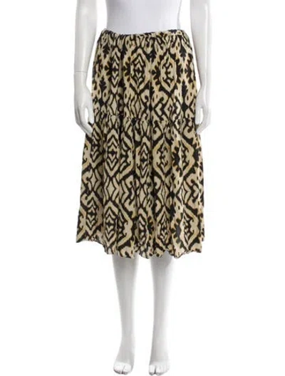 Pre-owned Ba&sh Animal Print Knee-length Skirt In Multi