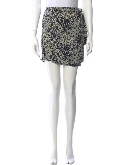 Pre-owned Ba&sh Animal Print Mini Skirt In Neutral