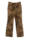 Ba&sh Animal-print Trousers In Brown
