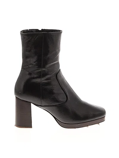 Pre-owned Ba&sh Ankle Boots In Black