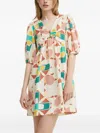 Ba&sh Arancia Printed Mini Dress In Multi