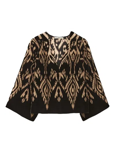 Ba&sh Arriet V-neck Blouse In Multi