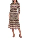 Ba&sh Artemis Midi Dress In Red