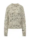 Ba&sh Multicolor Braided Sweater In White