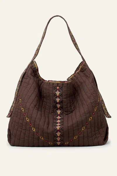 Ba&sh Bag L Quilted Lenny For Woman In Brown