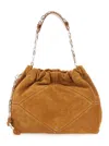 Ba&sh Bag M Suede Hune Tote In Brown