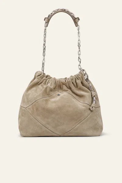 Ba&sh Bag M Suede June Tote For Women In White
