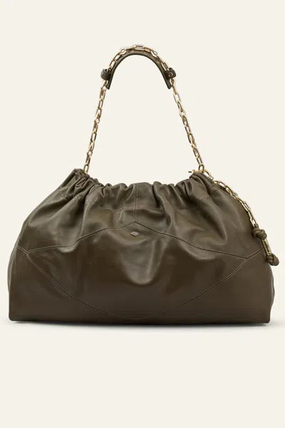 Ba&sh Bag Xl Nappa June Tote For Women In Green