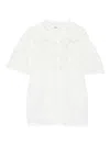 Ba&sh Baria Lace-trimmed Puff-sleeve Top In White