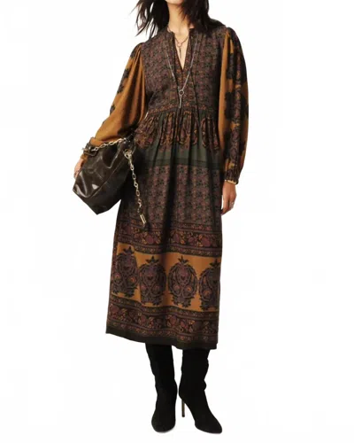 Ba&sh Barley Maxi Dress In Chocolate In Brown