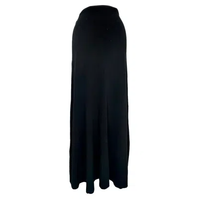 Ba&sh Ba & Sh Basma Maxi Skirt In Black Viscose