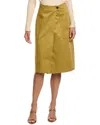 Ba&sh Bastien Wrap Skirt In Gold