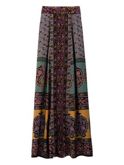 Ba&sh Bayro Floral Paisley-pattern Maxi Skirt In Multi