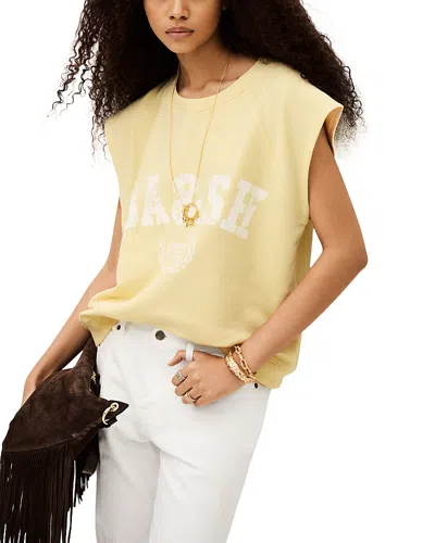 Ba&sh Ba & Sh Beata Sweatshirt In Yellow