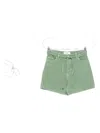 Ba&sh Belted Shorts In Green