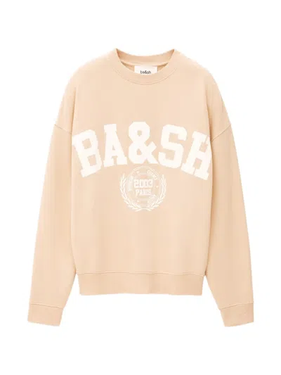Ba&sh Benjamin Graphic-print Sweatshirt In Neutral