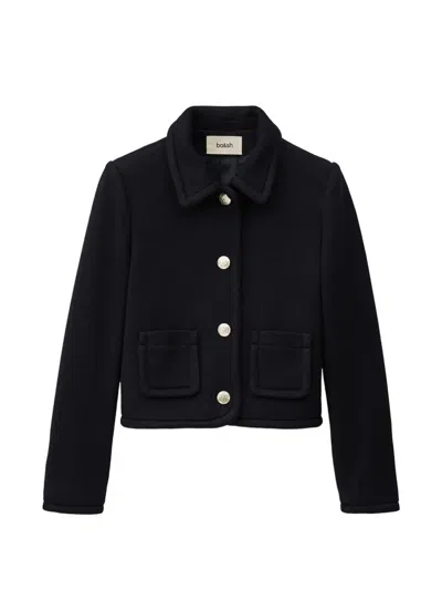 Ba&sh Beradith Buttoned Pocket Jacket In Blue