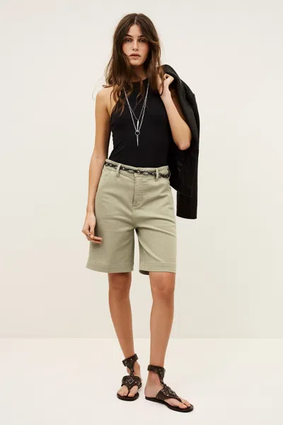 Ba&sh Bermuda Shorts Todd For Woman In Green