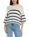 Ba&sh Biguel Alpaca & Wool-blend Sweater In White