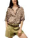 Ba&sh Ba & Sh Billie Blouse In Animal Print
