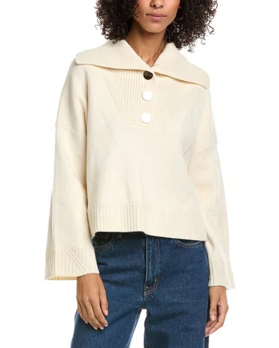 Ba&sh Biva Wool-blend Sweater In Neutral