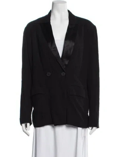 Pre-owned Ba&sh Blazer In Black