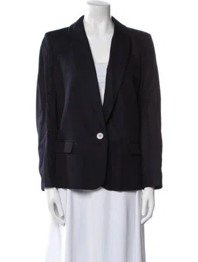 Pre-owned Ba&sh Blazer In Blue