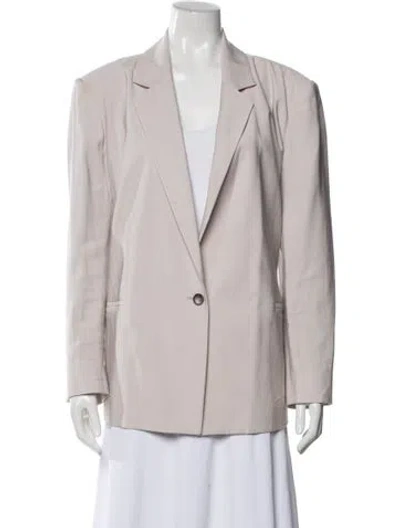 Pre-owned Ba&sh Blazer In Gray