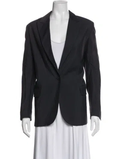 Pre-owned Ba&sh Blazer In Gray