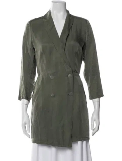 Pre-owned Ba&sh Blazer In Green