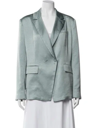 Pre-owned Ba&sh Blazer In Green