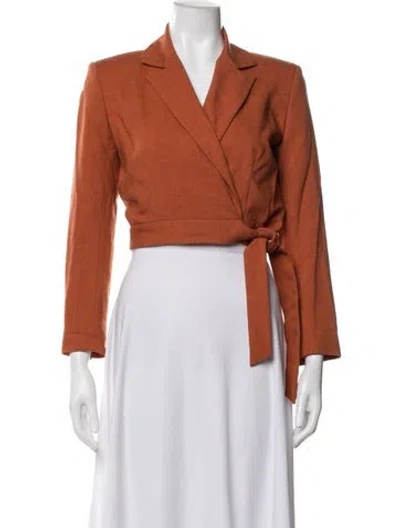 Pre-owned Ba&sh Blazer In Orange