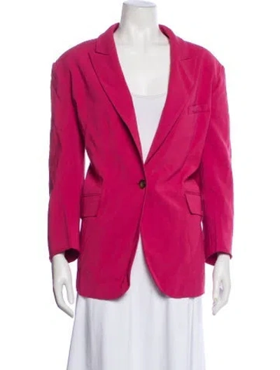 Pre-owned Ba&sh Blazer In Pink