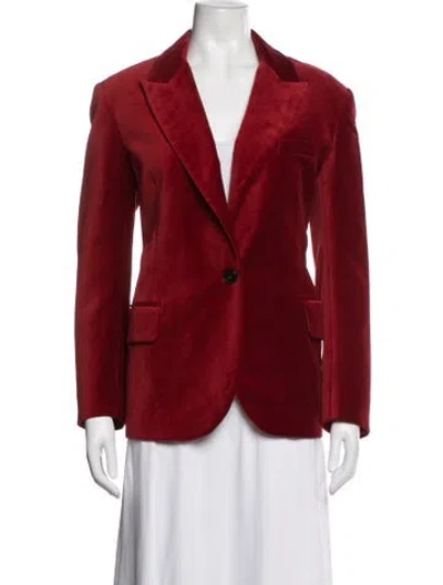 Pre-owned Ba&sh Blazer In Red
