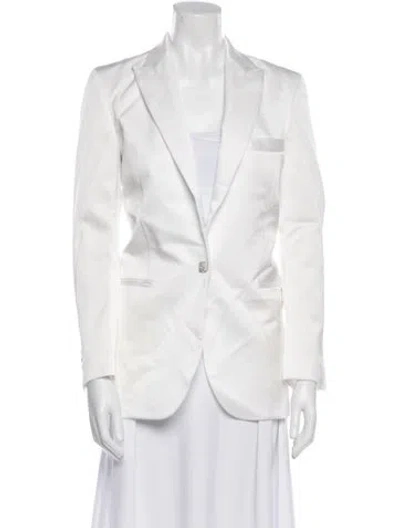 Pre-owned Ba&sh Blazer In White