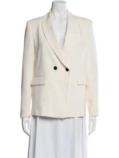Pre-owned Ba&sh Blazer In White