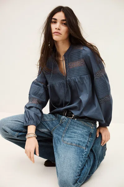 Ba&sh Blouse Nami For Woman In Blue