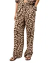 Ba&sh Ba & Sh Bloy Pleated Pants In Animal Print