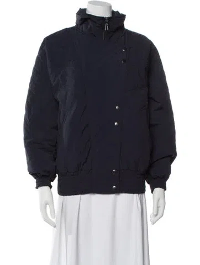 Pre-owned Ba&sh Bomber Jacket In Blue